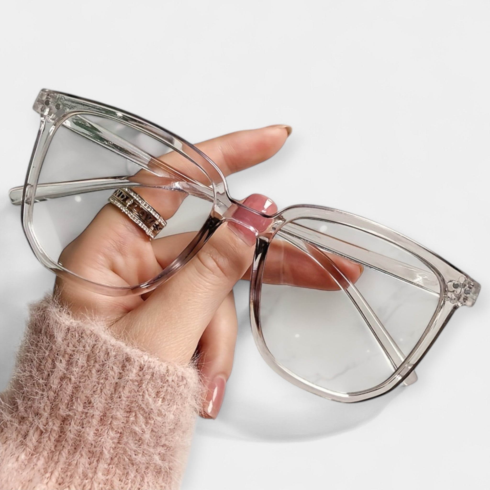 Čtvercová Brýle s Ochrannou proti Modrému Světlu