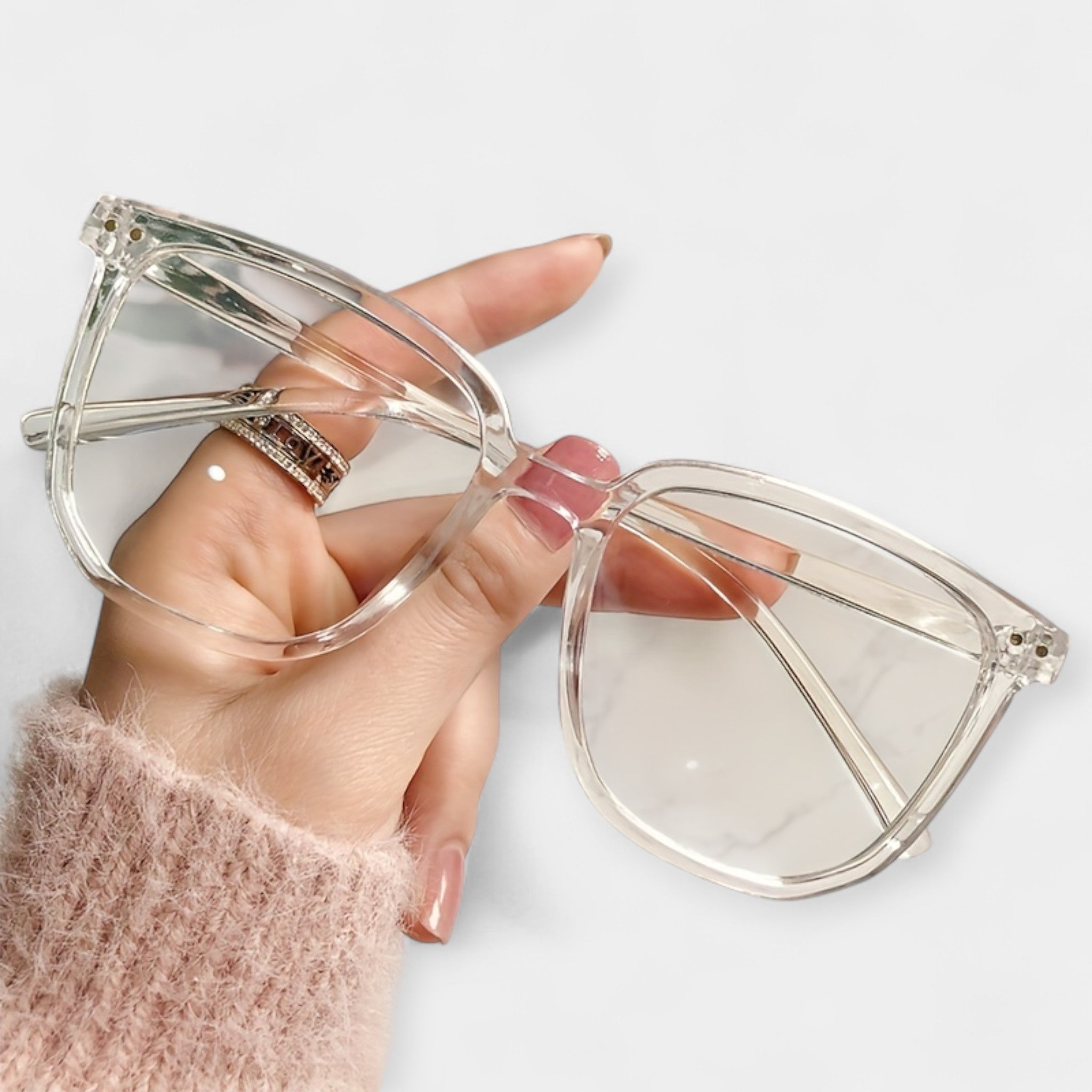 Čtvercová Brýle s Ochrannou proti Modrému Světlu