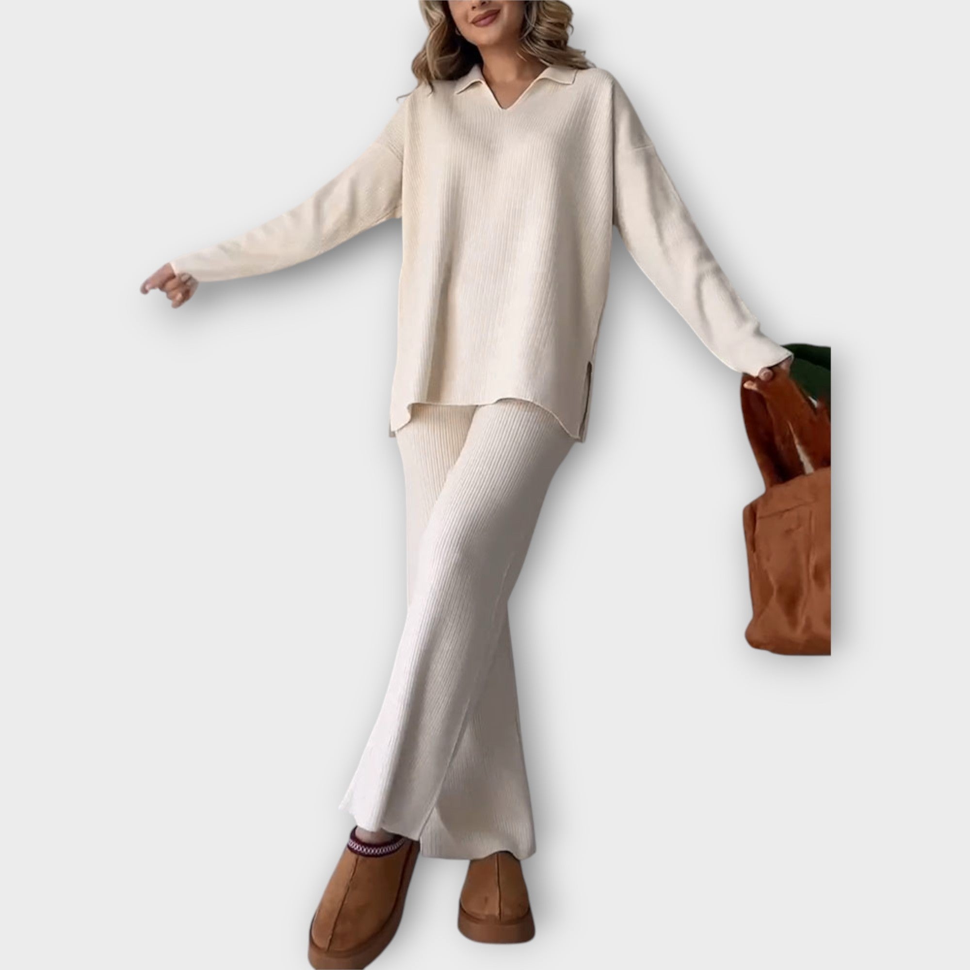 Sada s Uvolněnou Siluetou a Minimalistickým Designem