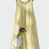 Šaty s motivem kachny