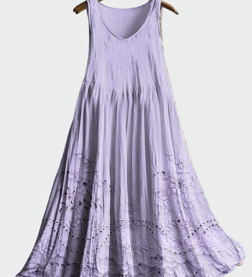 Šaty s anglickou krajkou