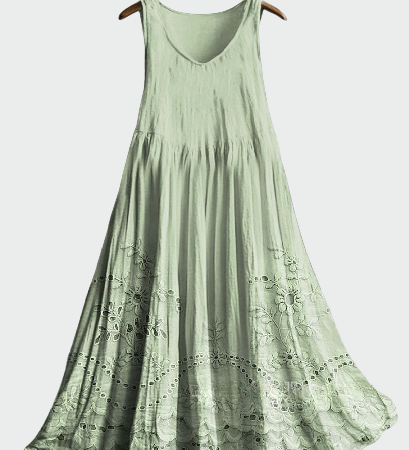 Šaty s anglickou krajkou