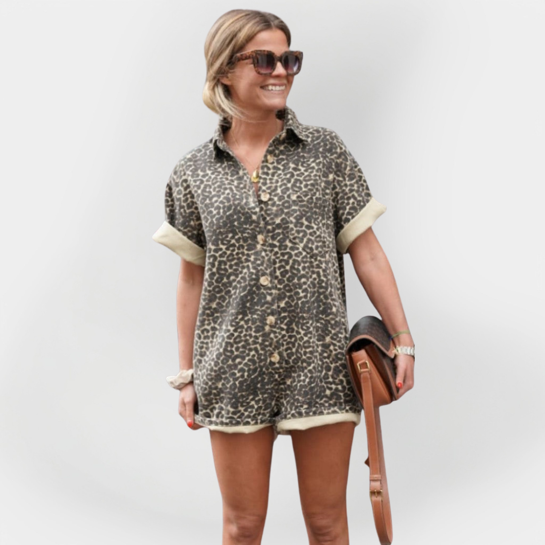 Celkové s leopardím vzorem