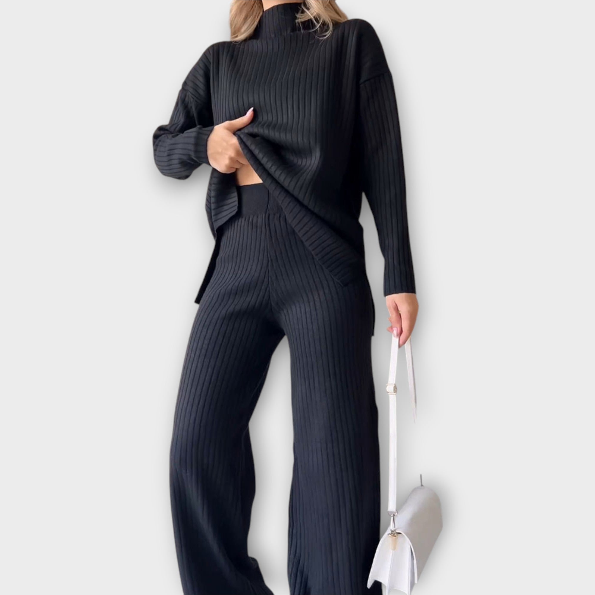 Pletená sada s pohodlným střihem