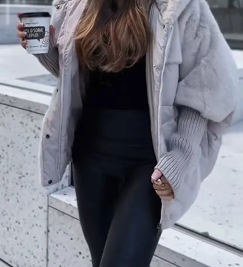 Ava - Elegantní Péřová Bunda