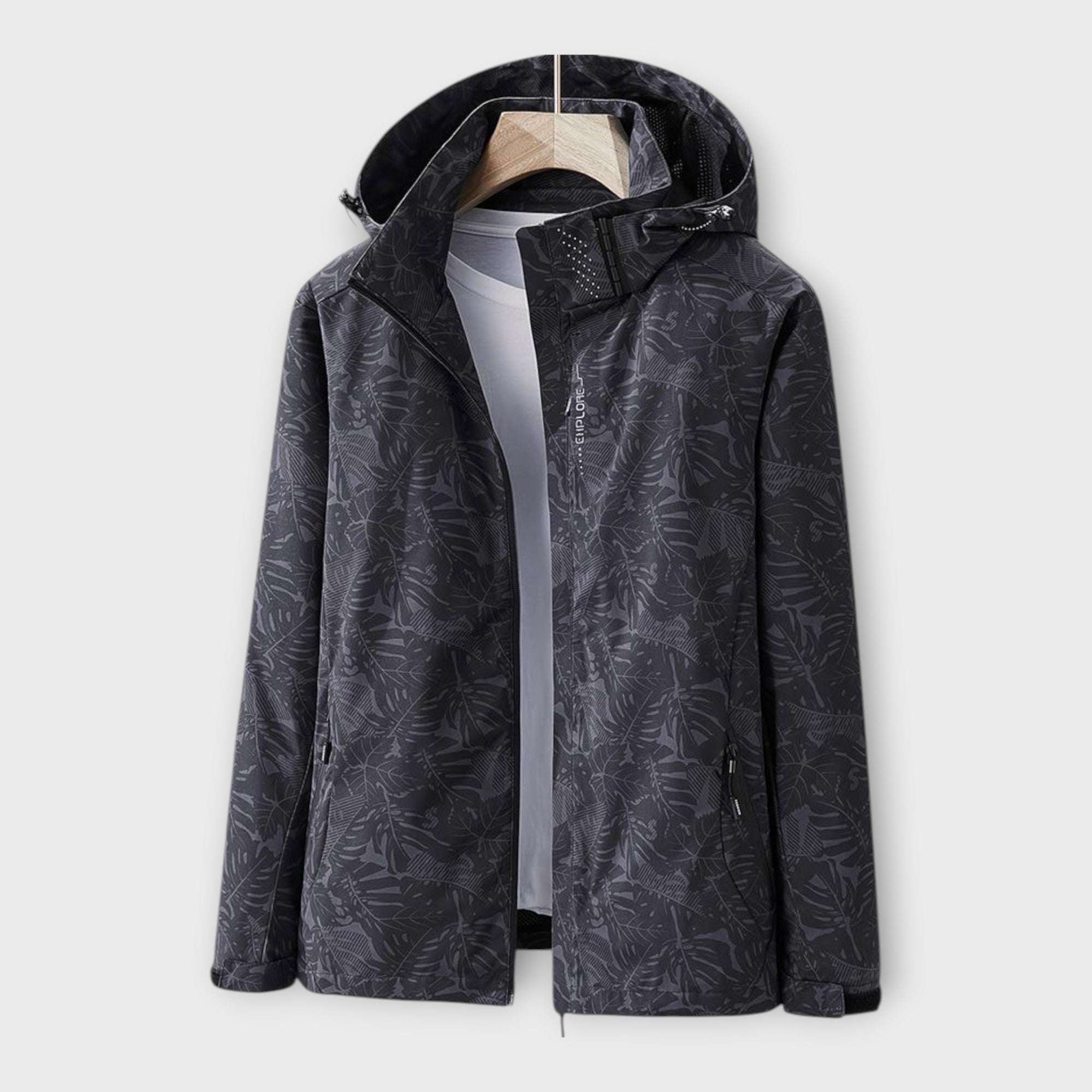 Moderní Voděodolná Bunda s Kapucí