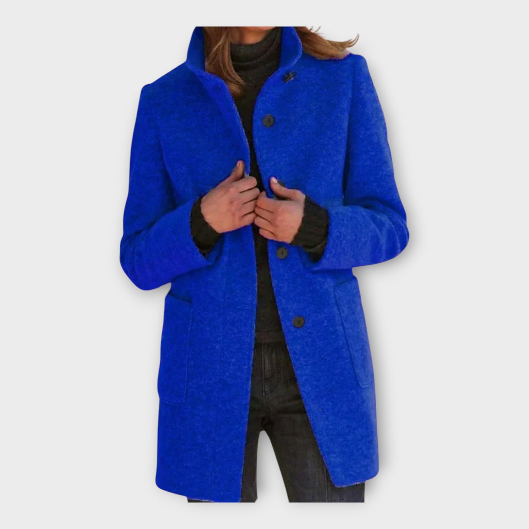 Elegantní kabát s nadčasovým střihem