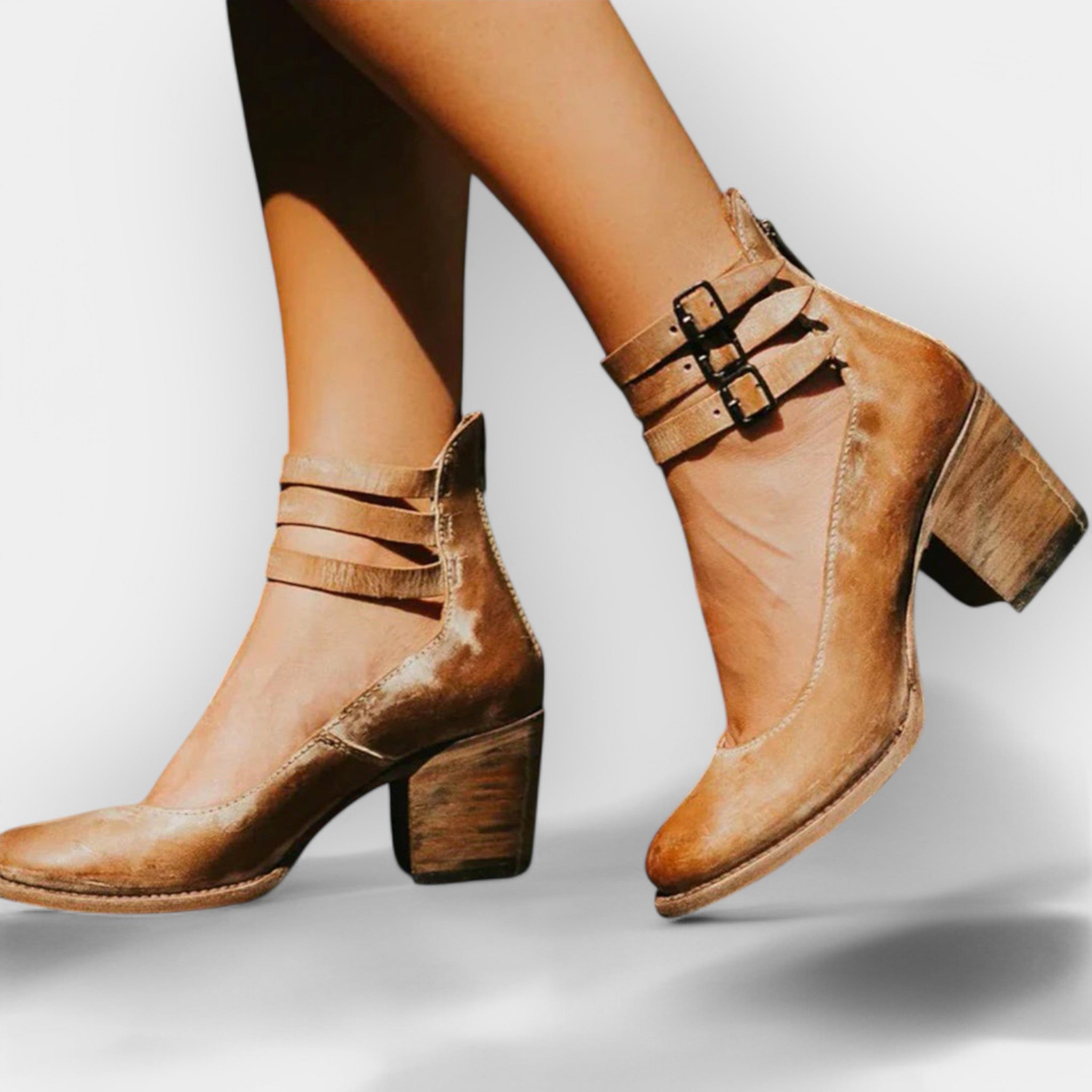 Sandály s pohodlným podpatkem