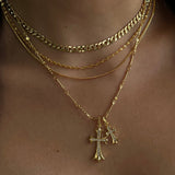 Dvojité Zkroutěné Náhrdelník