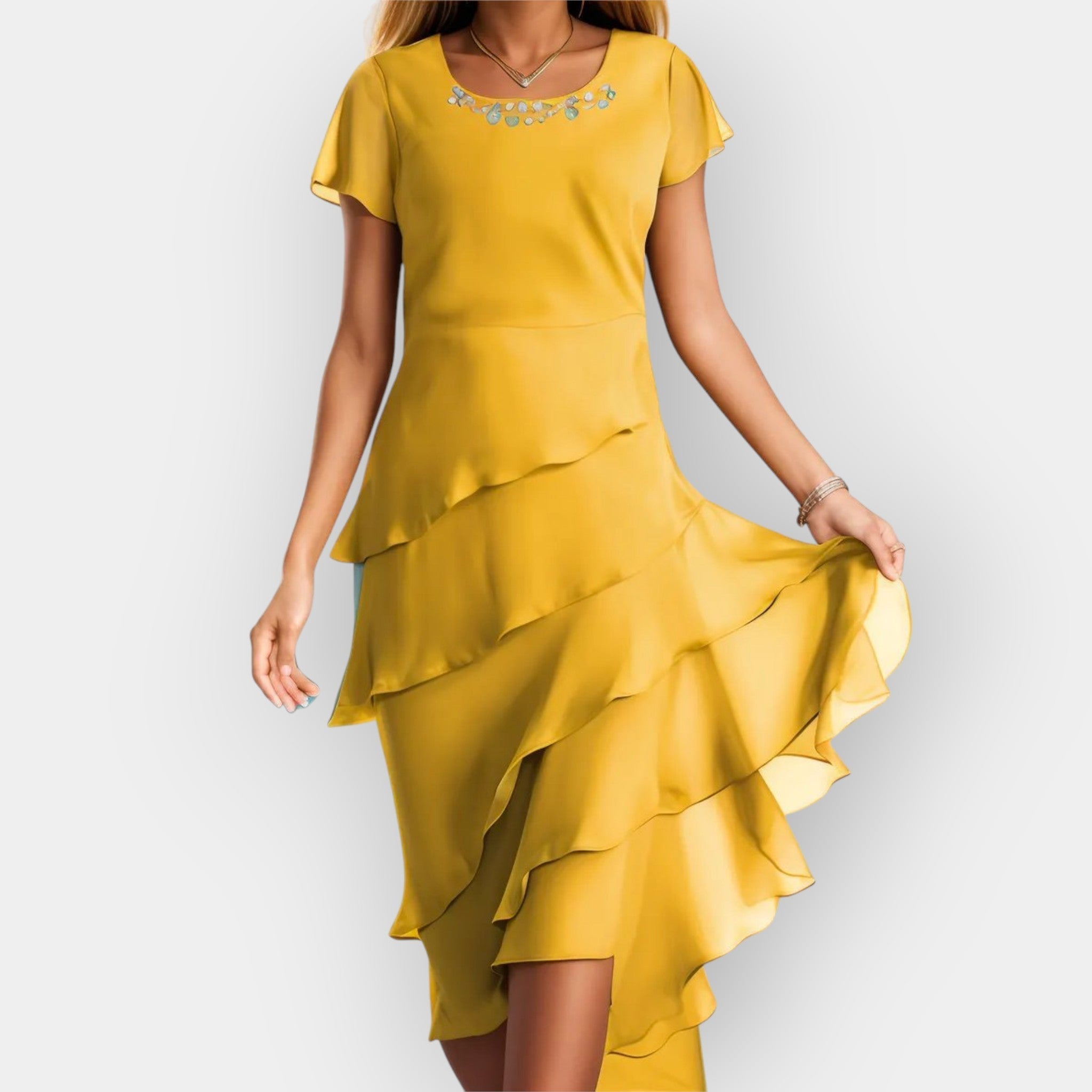 Lehké šifónové šaty