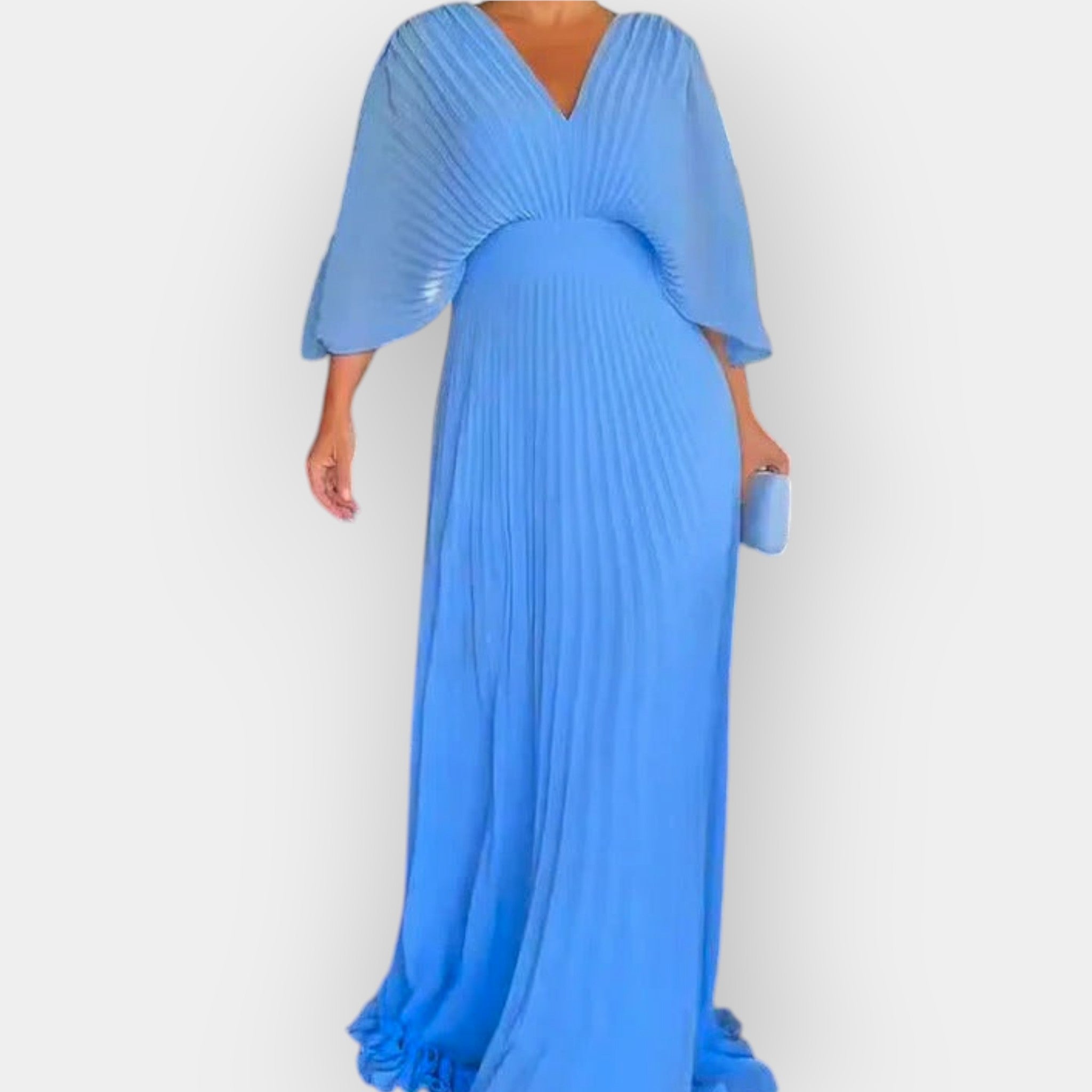 Elegantní Plisované Šaty se Stylovou Siluetou