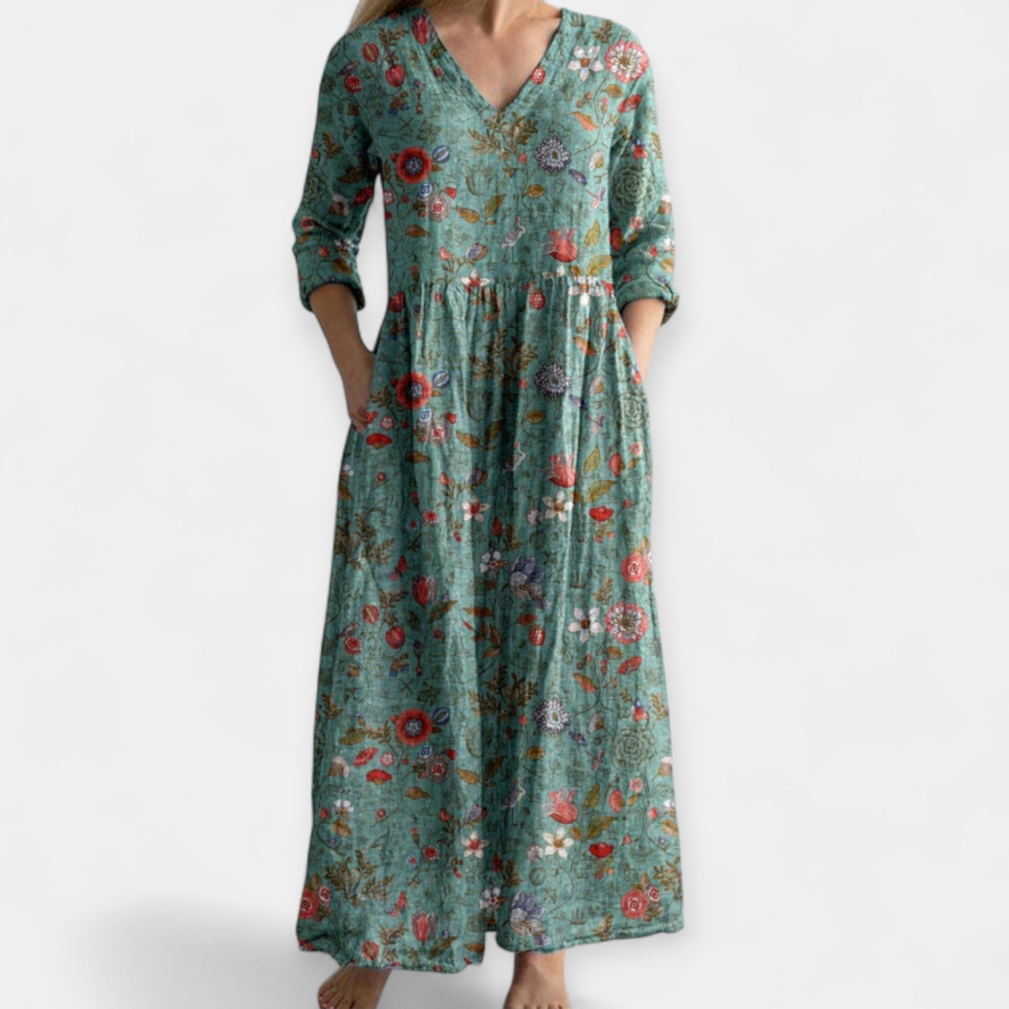 Lehké květinové šaty