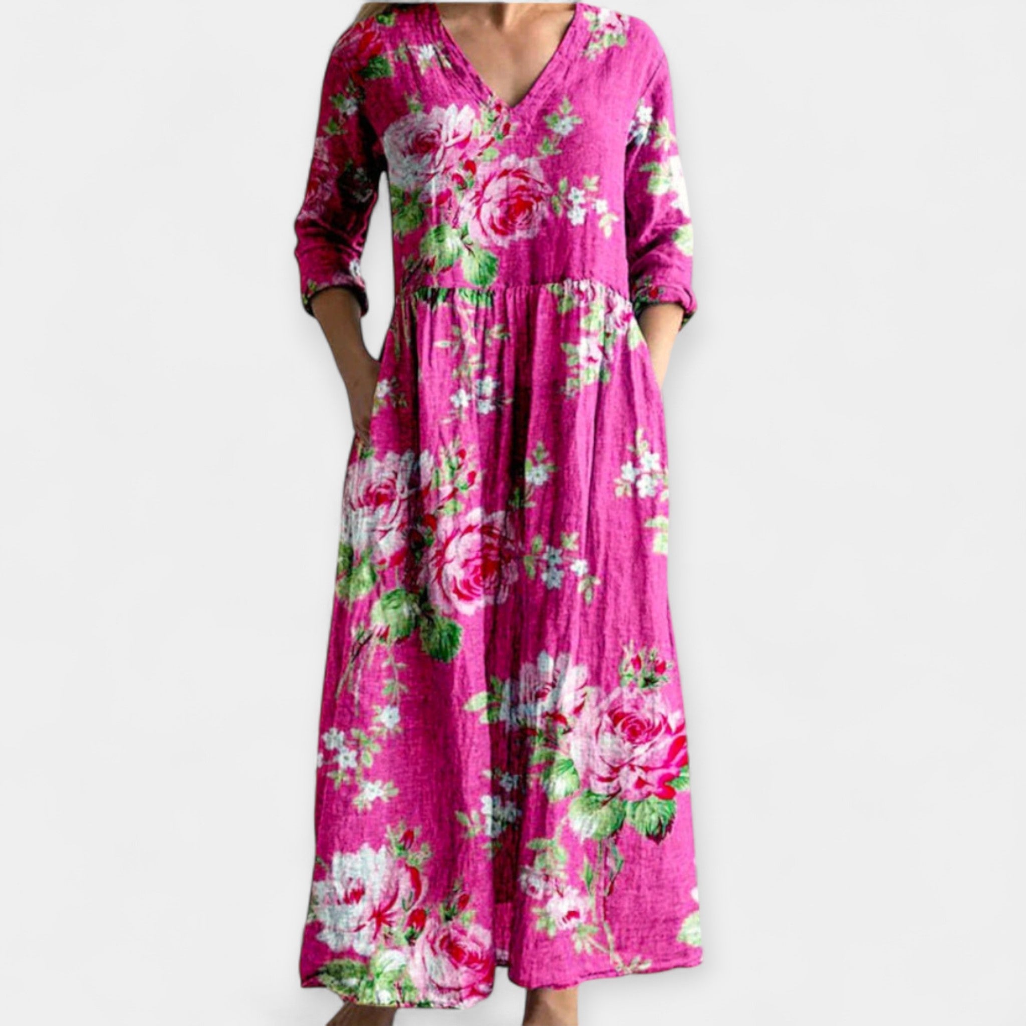 Lehké květinové šaty