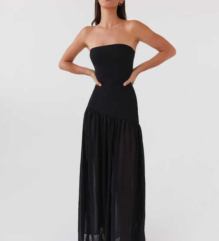 Edina | Maxi Šaty bez Ramínek