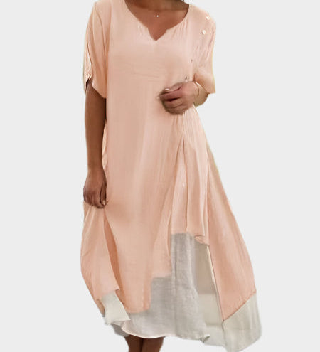 Klasické Maxi Šaty v Jednobarevné Variantě