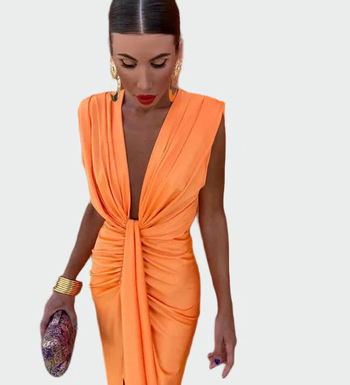 Vzdušné plisované šaty