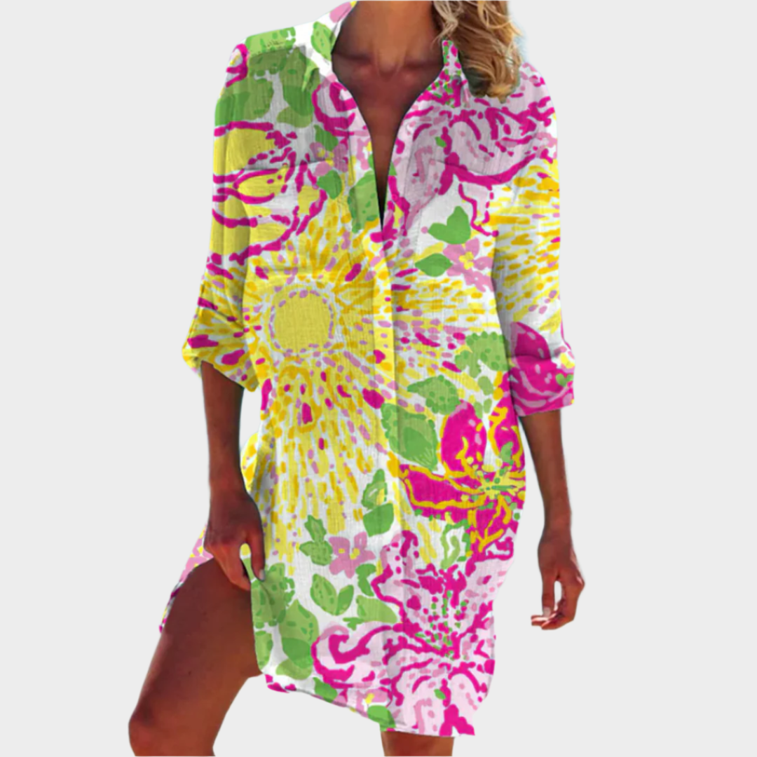 Klasická košile-šaty