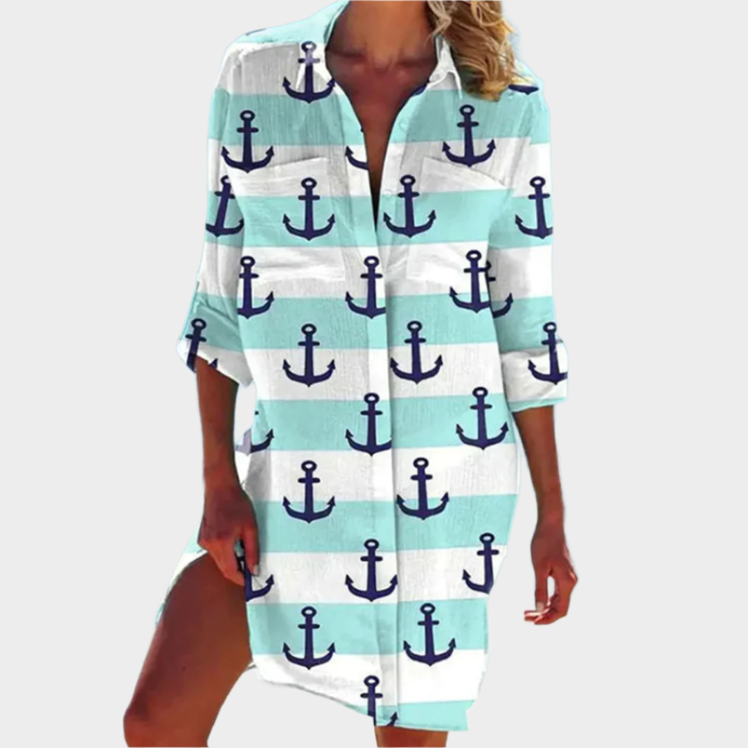 Klasická košile-šaty