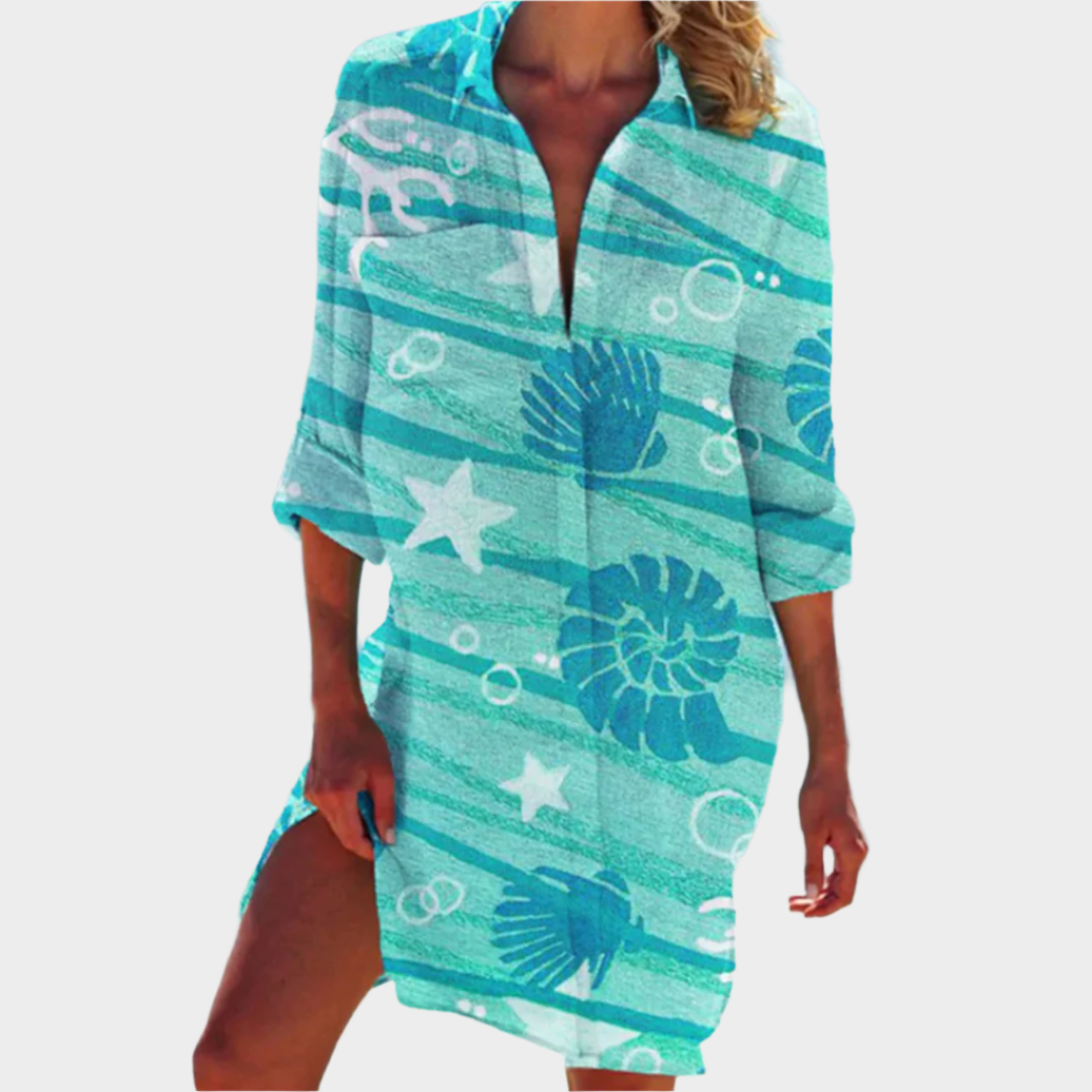 Klasická košile-šaty