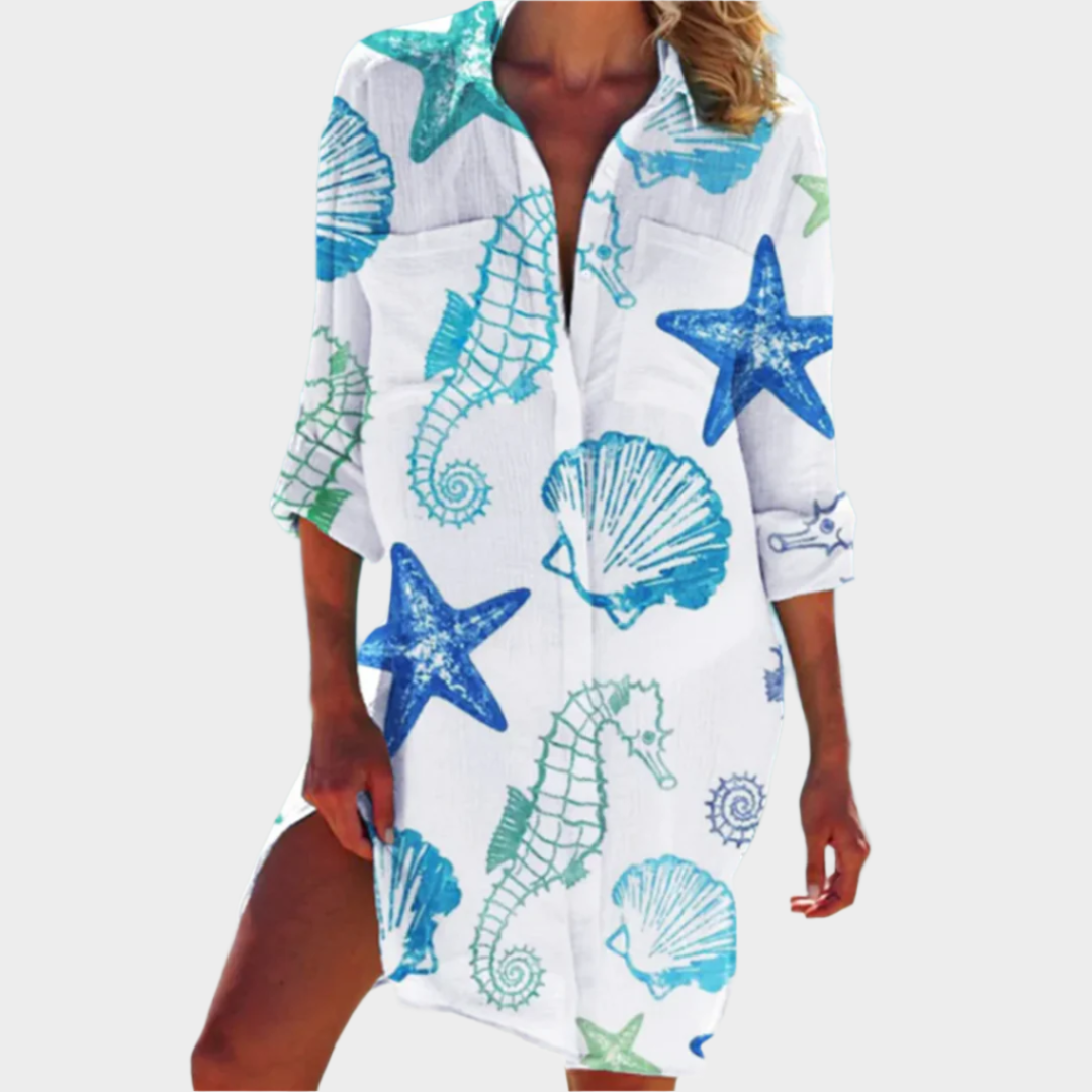 Klasická košile-šaty