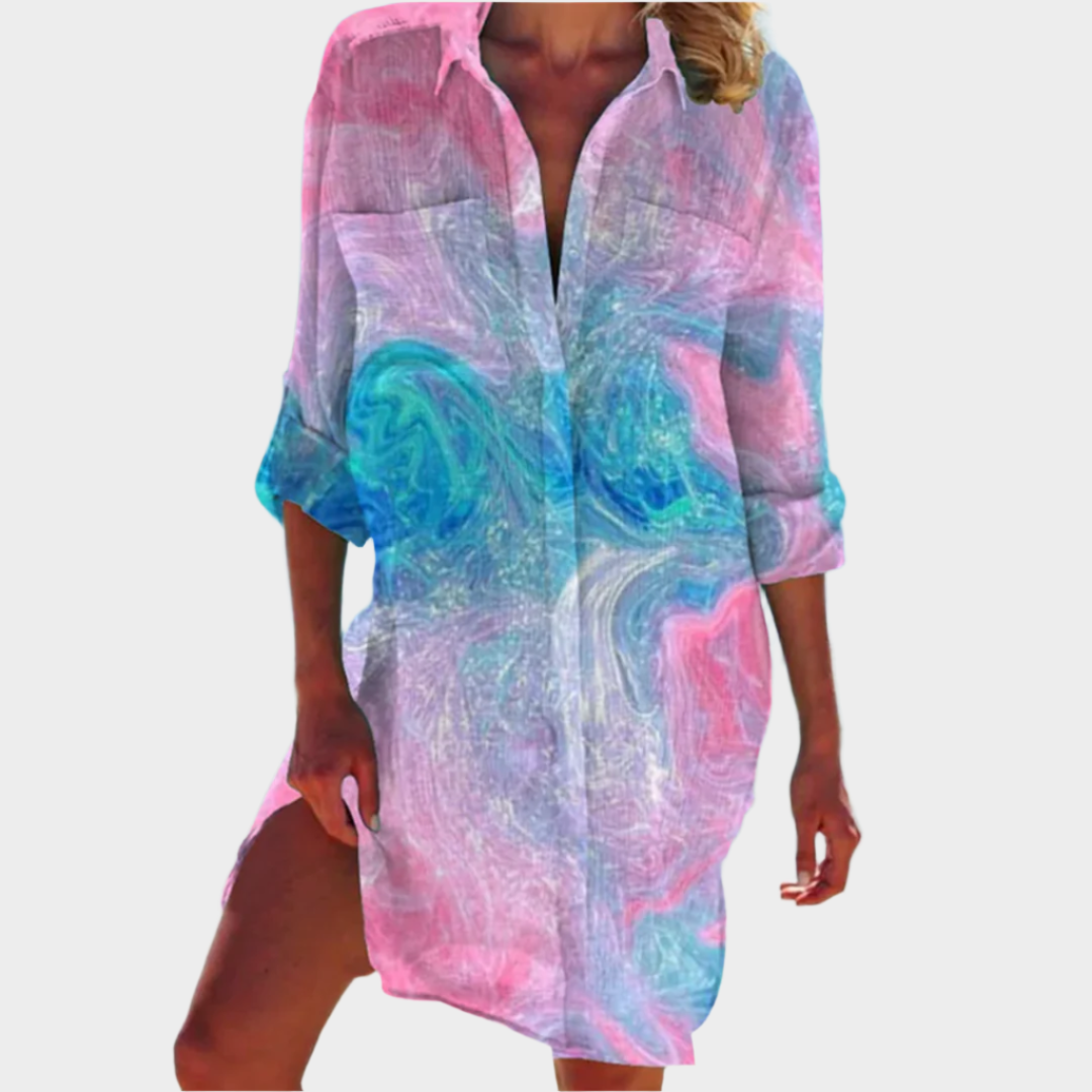 Klasická košile-šaty