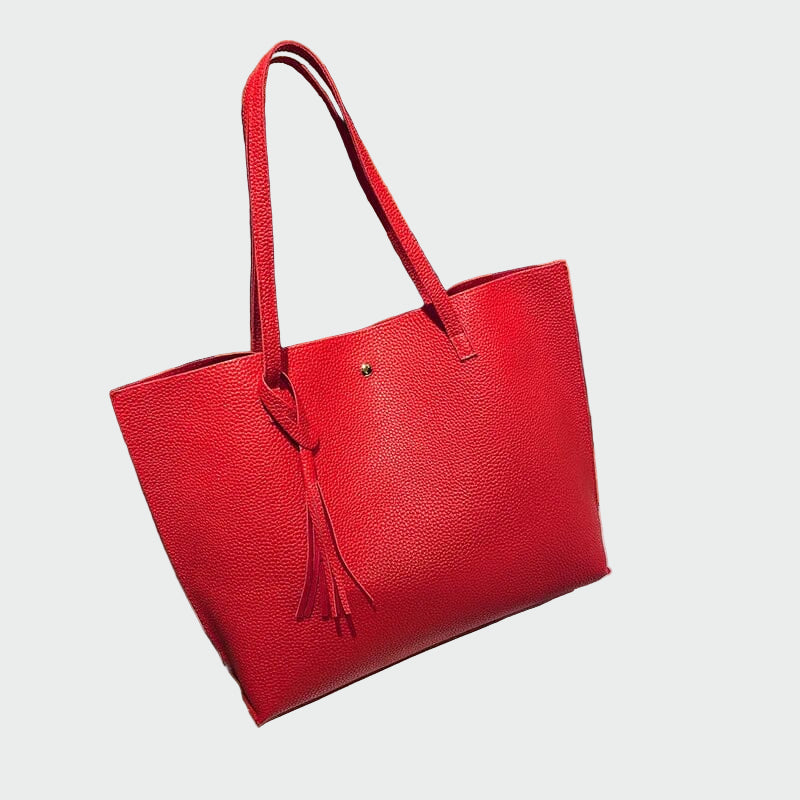 Nadčasová kožená kabelka