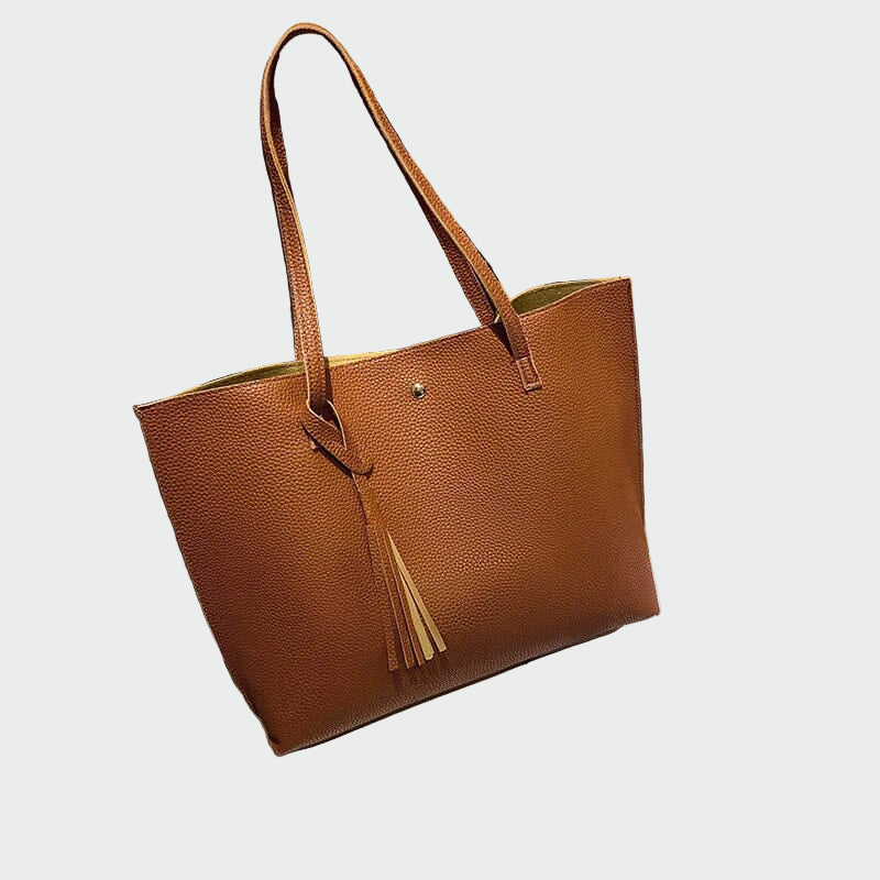 Nadčasová kožená kabelka