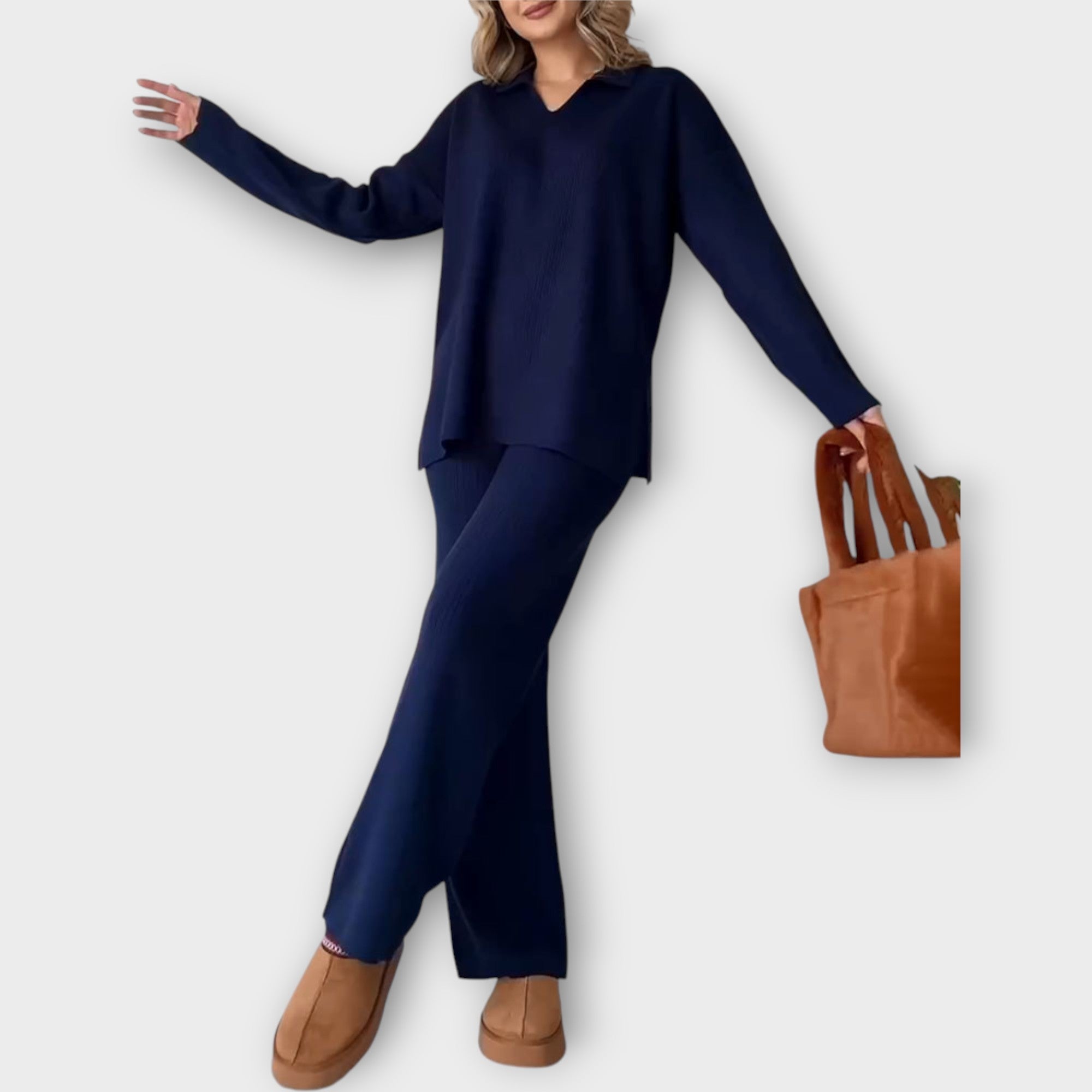 Sada s Uvolněnou Siluetou a Minimalistickým Designem