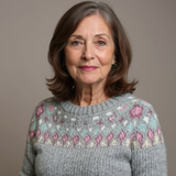 Pletený svetr s elegantním vzorem