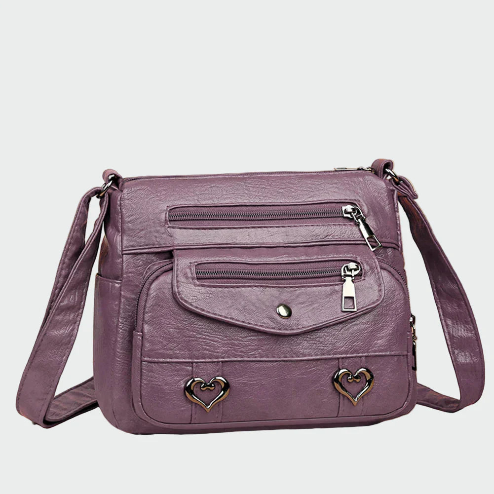 Měkká kožená taška na ruku